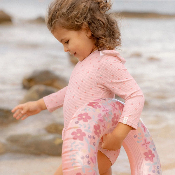 Little Dutch - Maillot de bain à manches longues - Jaune citron (copie)