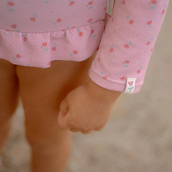 Little Dutch - Maillot de bain à manches longues - Jaune citron (copie)