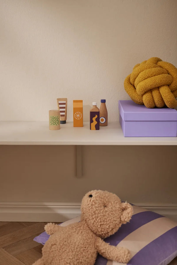 Kids Concept - Houten Speelset - Flessen en Blikken, Activiteiten Speelgoed, Kid's Concept, Keekabuu