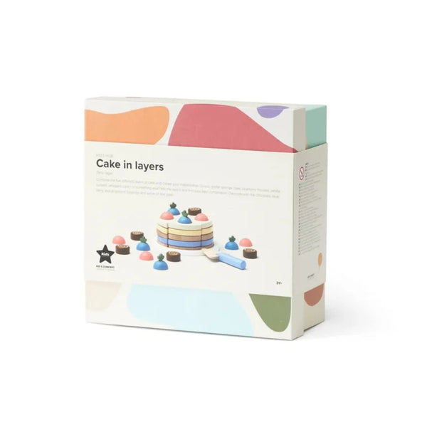 Kids Concept - Houten Taart in Lagen - Kid's Hub