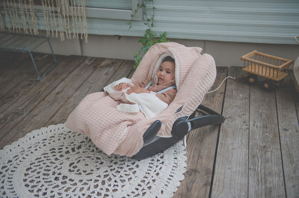 Koeka - Siège auto - Maxi Cosi - Chancelière - 0+ 3/5 - Gaufre - Teddy Oslo