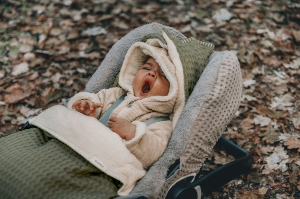 Koeka - Siège auto - Maxi Cosi - Chancelière - 0+ 3/5 - Gaufre - Teddy Oslo