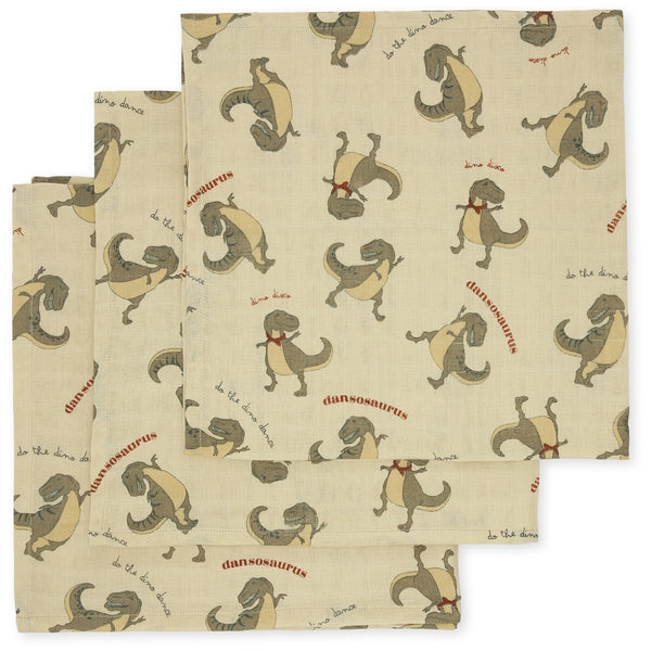 Konges Slojd - Hydrofiele Doek  (Set van 3), Hydrofiele doeken, Konges Slojd, Keekabuu