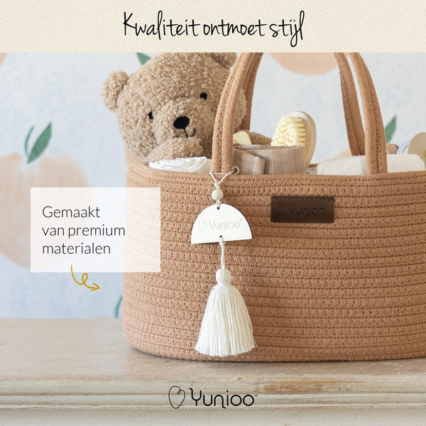 Yunioo - Wickeltasche und Wickelkorb - Aufbewahrungskorb - Windelkorb