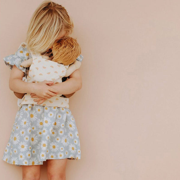 Olli Ella - Puppentragetasche - Girlandenaufdruck - Puppenzubehör