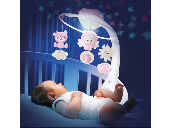 Infantino - 3-in-1-Musikmobil, Nachtlicht und Projektor