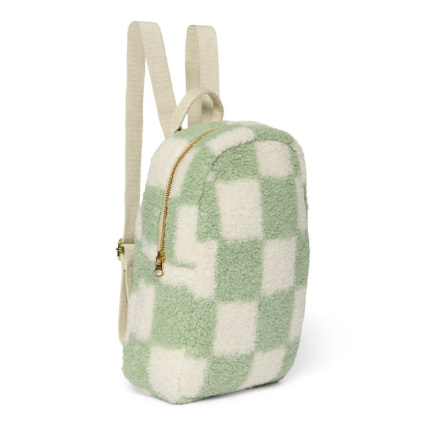 Studio Noos - Kids' Backpack - Minibackpack - Studio Noos x Binibamba - Checked Teddy
