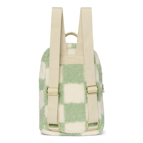Studio Noos - Kids' Backpack - Minibackpack - Studio Noos x Binibamba - Checked Teddy
