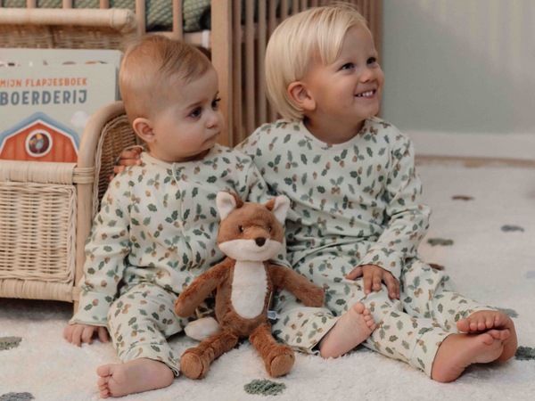 Little Dutch - Pyjama - Eendelig - Onesie - Forest Leaves - Acorns & Leaves