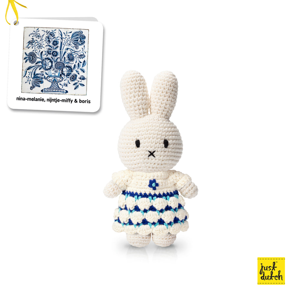 Just Dutch - Miffy au crochet "Girl with pearl" (fille à la perle)