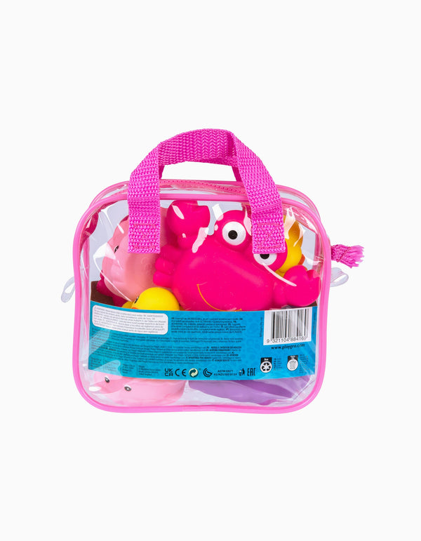 Playgro  - Drijvende badspeeltjes -  Geschenkset - 7 stuks, Badspeelgoed, Playgro, Keekabuu