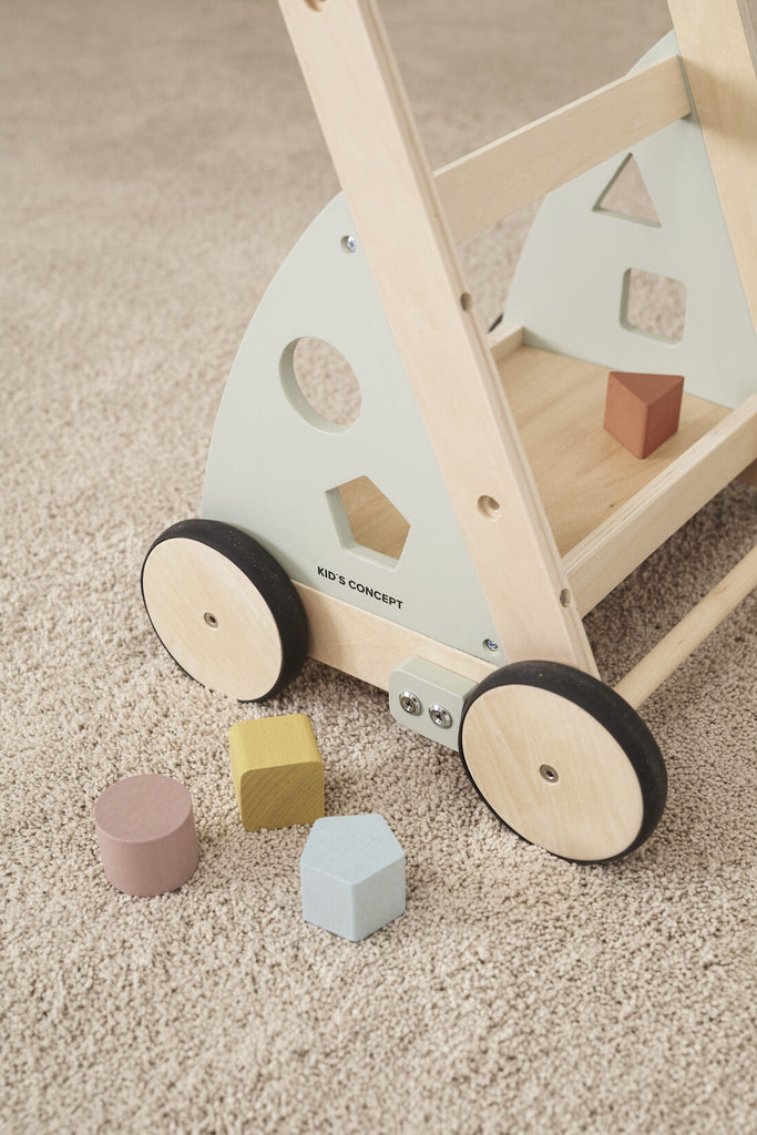 Kids Concept - Babyloopwagen met activiteitenbord - Keekabuu