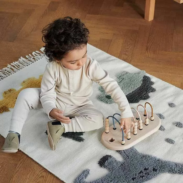 Liewood - Kralenframe Reagan - Blue Multi Mix, Houten Speelgoed, Liewood, Keekabuu