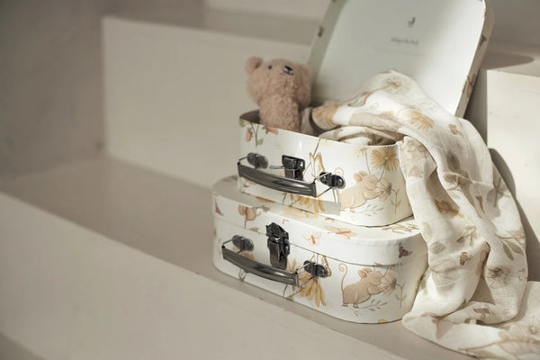 Jollein - Speelkoffertje Dreamy Mouse (2 stuks) - Keekabuu