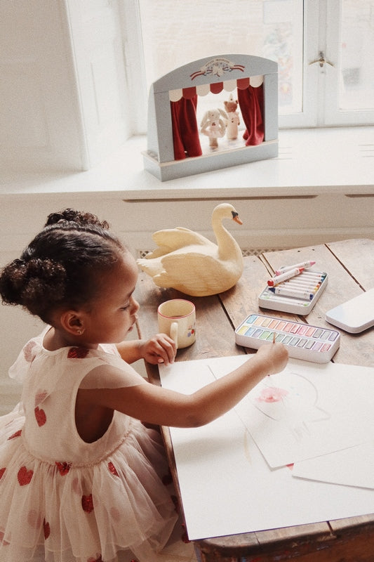 Konges Slojd - Waterverf met penseel - 24 kleuren, Activiteiten Speelgoed, Konges Slojd, Keekabuu