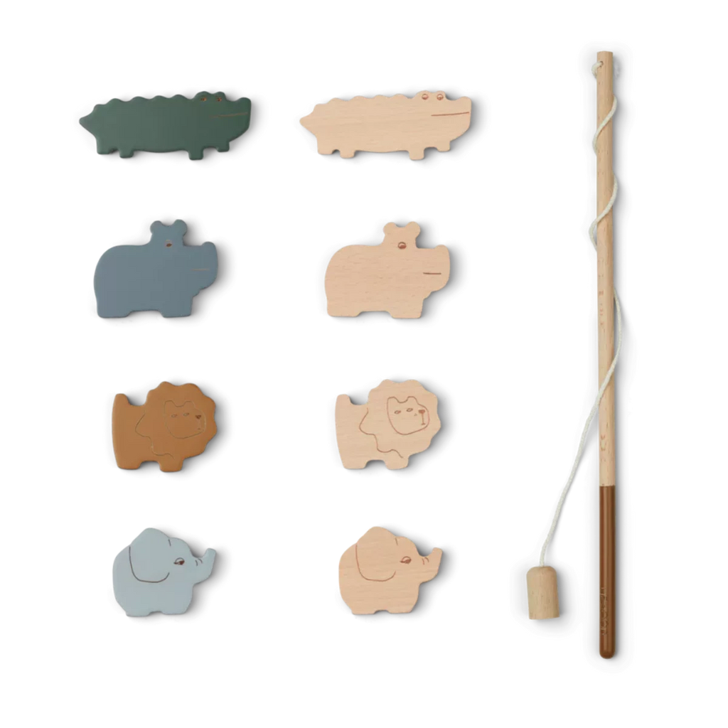 Liewood - Houten Hengelspel - Sebastian, Speelgoed en spellen, Liewood, Keekabuu