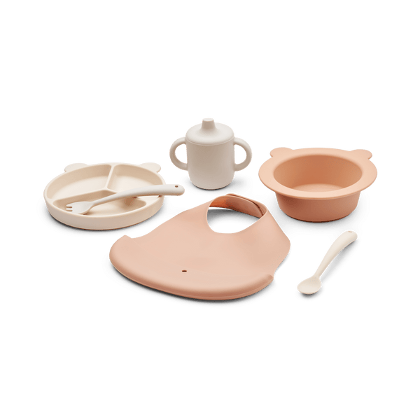 Liewood - Siliconen  Baby Eetset - Giftset - Stina