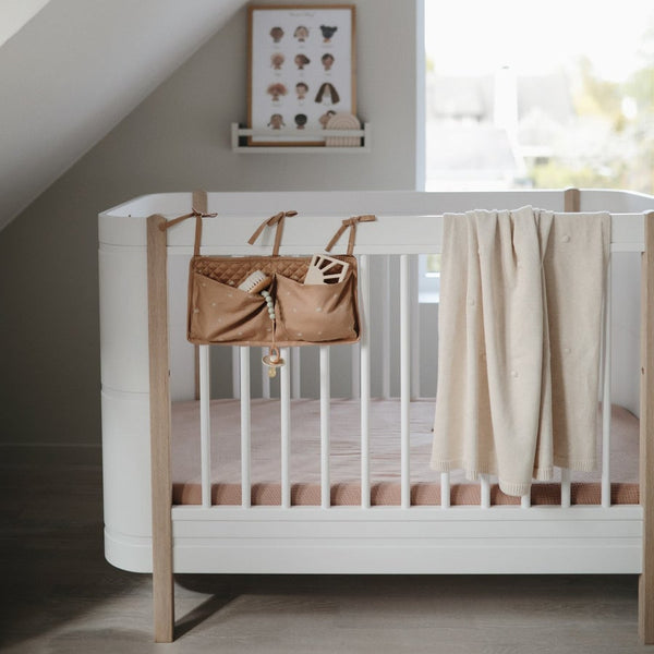 Mushie - Gebreid baby deken met stippen - 100% organisch katoen, Dekens, Mushie, Keekabuu