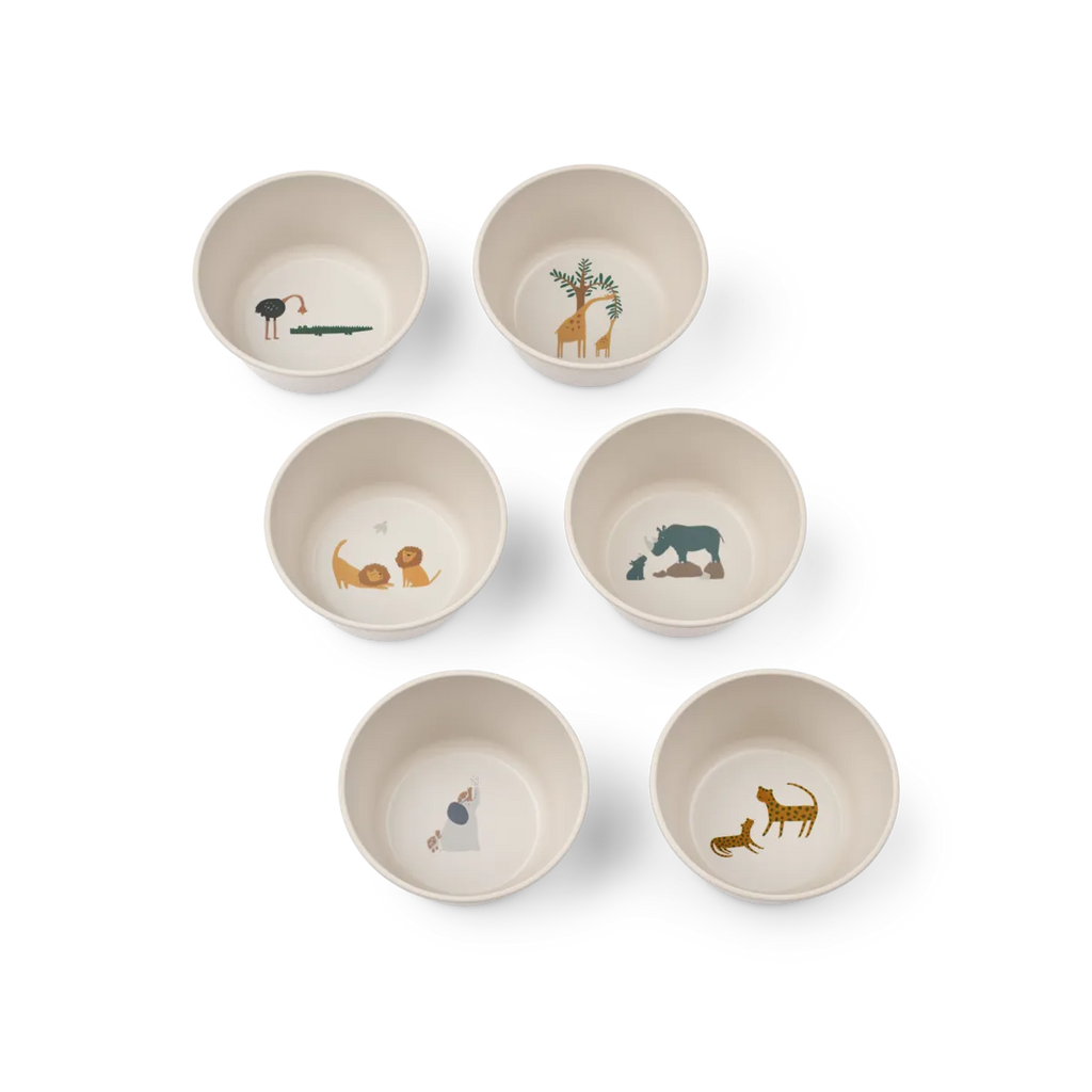 Liewood - Kom Cees (set van 6 stuks), Borden & kommen, Liewood, Keekabuu