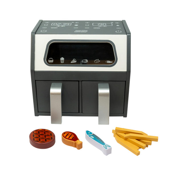 Mamamemo - Airfryer avec accessoires - Jouets de cuisine réalistes pour enfants