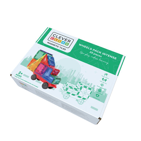 Cleverclixx - Wheels Pack Intense 25 Stuks, Activiteiten speelgoed, Cleverclixx, Keekabuu
