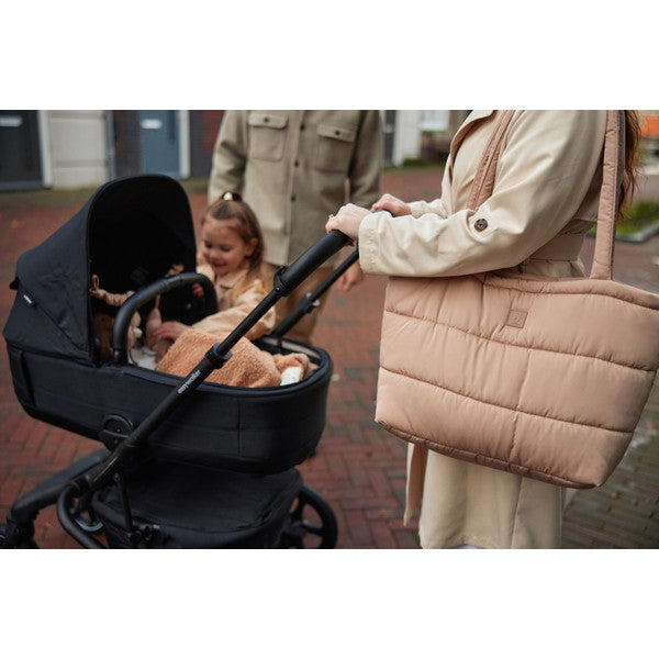 Jollein - Luiertas Puffed Bag Tara - Biscuit, Luiertassen, Jollein, Keekabuu