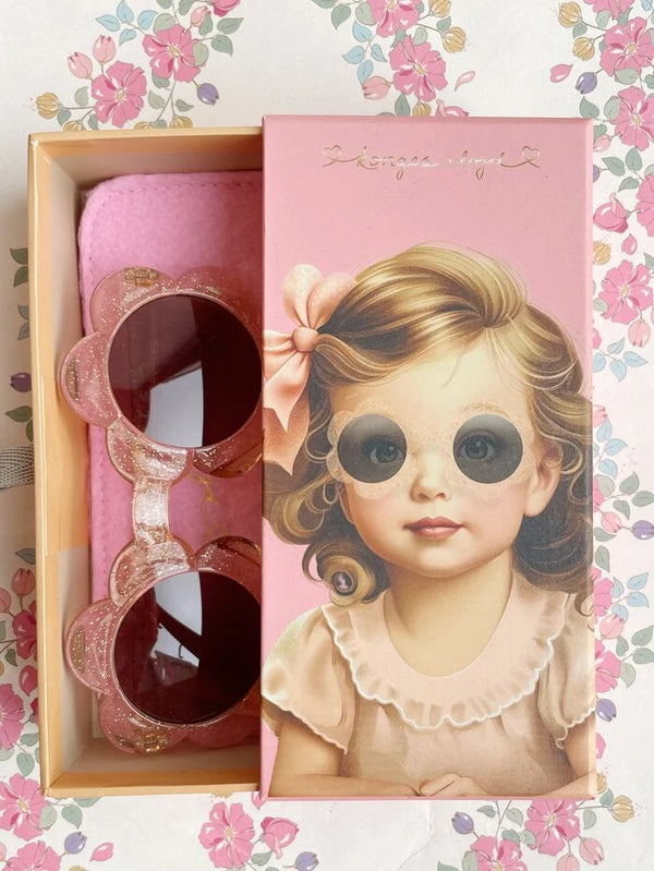 Konges Slojd - Lunettes de soleil - Baby Flower - Glitter Mist - (1 - 4 ans)
