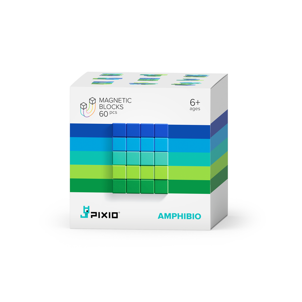 Pixio - Magnetische Blokjes Abstract Serie - 60 stuks - Keekabuu