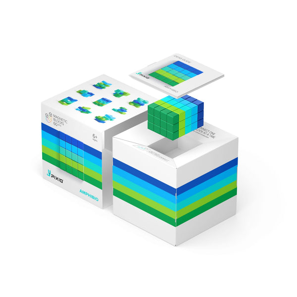 Pixio - Magnetische Blokjes Abstract Serie - 60 stuks - Keekabuu