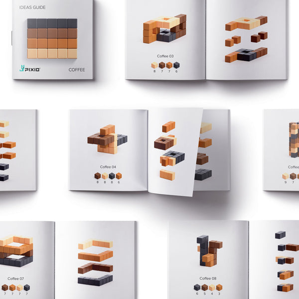 Pixio - Magnetische Blokjes Abstract Serie - 60 stuks - Keekabuu