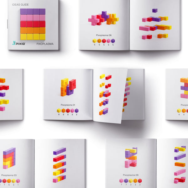 Pixio - Magnetische Blokjes Abstract Serie - 60 stuks - Keekabuu