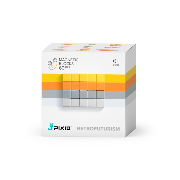 Pixio - Magnetische Blokjes Abstract Serie - 60 stuks - Keekabuu