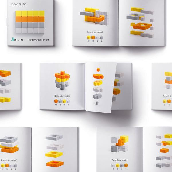 Pixio - Magnetische Blokjes Abstract Serie - 60 stuks - Keekabuu