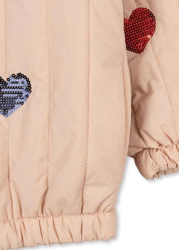 Konges Slojd - Jackets - Thermal Jacket - Bomber Jacket - Juno Bomber Jacket with Pails - Twilight Mauve