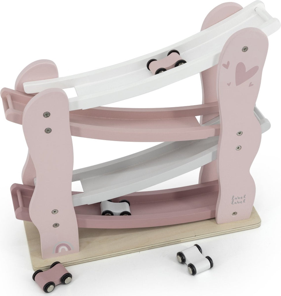 Label Label - Houten Autobaan, Houten speelgoed, Tryco, Keekabuu