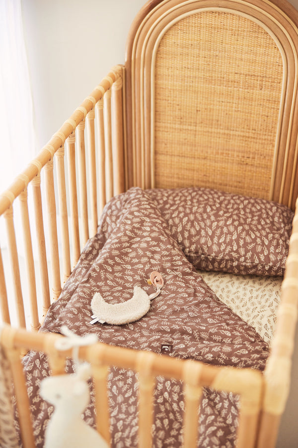 Jollein - Ledikant Hoeslaken Meadow (60x120cm), Hoeslakens, Jollein, Keekabuu