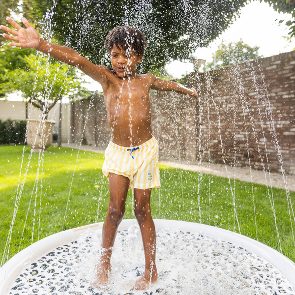 Swim Essentials - Watersproeier Mat - Beige Panterprint - Ø 150 cm, Watersproeier, Swim Essentials, Keekabuu