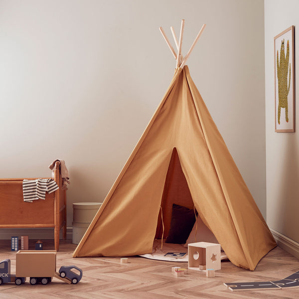 Kids Concept - Tipi Tent Junior Kinderen -  Eigen hut te bouwen, Speelhuisjes & tenten, Kid's Concept, Keekabuu
