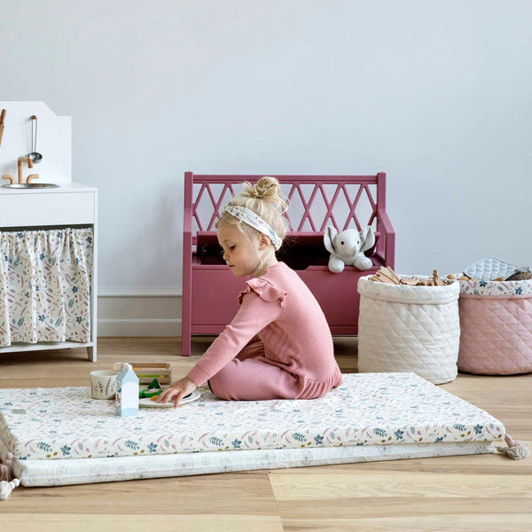 Cam Cam Copenhagen - Quilted Opbergmand Blossom Pink Medium, Opbergen, Cam Cam Copenhagen, Keekabuu