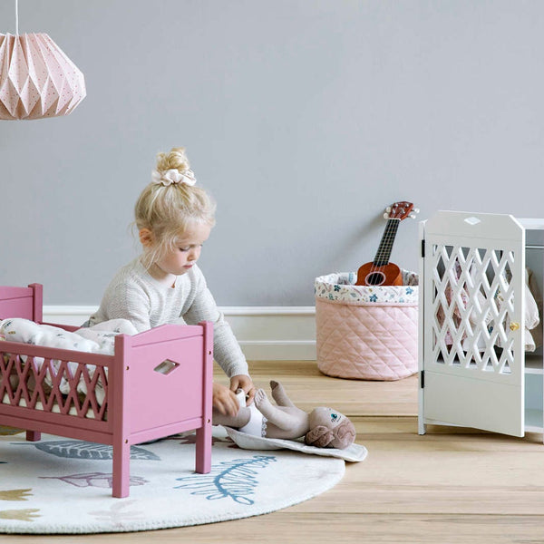 Cam Cam Copenhagen - Quilted Opbergmand Blossom Pink Medium, Opbergen, Cam Cam Copenhagen, Keekabuu