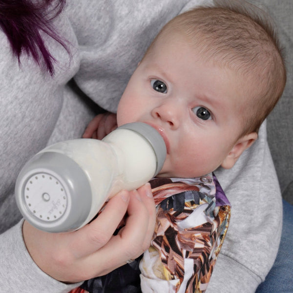 Difrax - Doseer S Fles Anti-Koliek - Grijs - 250ml, Babyflessen, Difrax, Keekabuu