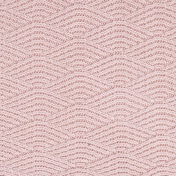Jollein - Deken River Knit | Pale Pink, Dekens, Jollein, Keekabuu