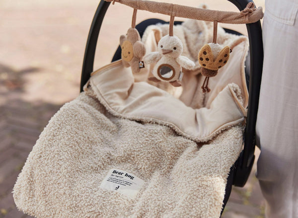 Jollein - Voetenzak groep 0+ 3/5 punts Boucle, Voetenzakken voor baby's, Jollein, Keekabuu