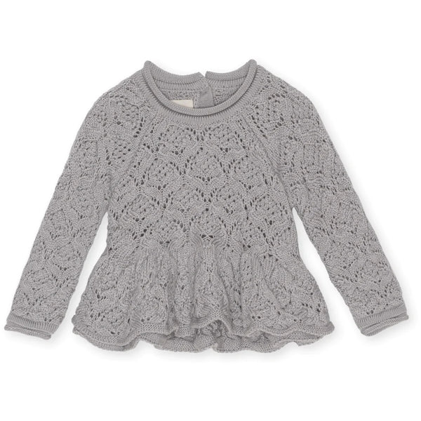 Konges Sløjd - Cabby Shirt met Kant Quarry Blue, Trui, Konges Slojd, Keekabuu