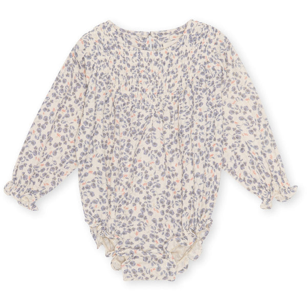 Konges Sløjd - Coco Smock Romper met Print, Rompertjes, Konges Slojd, Keekabuu