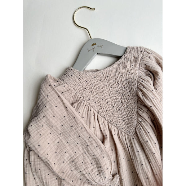 Konges Sløjd - Coco Smock Romper met Print, Rompertjes, Konges Slojd, Keekabuu