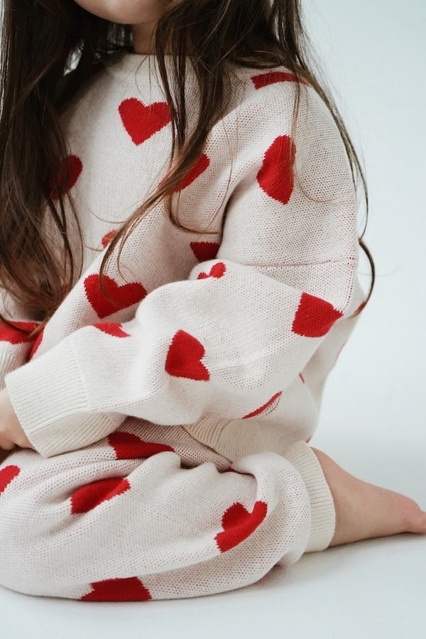 Konges Sløjd - Trui Buttercream Heart, Trui, Konges Slojd, Keekabuu