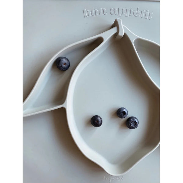 Konges Sløjd -  Siliconen Bord met Placemat -  Citroen, Borden, Konges Slojd, Keekabuu