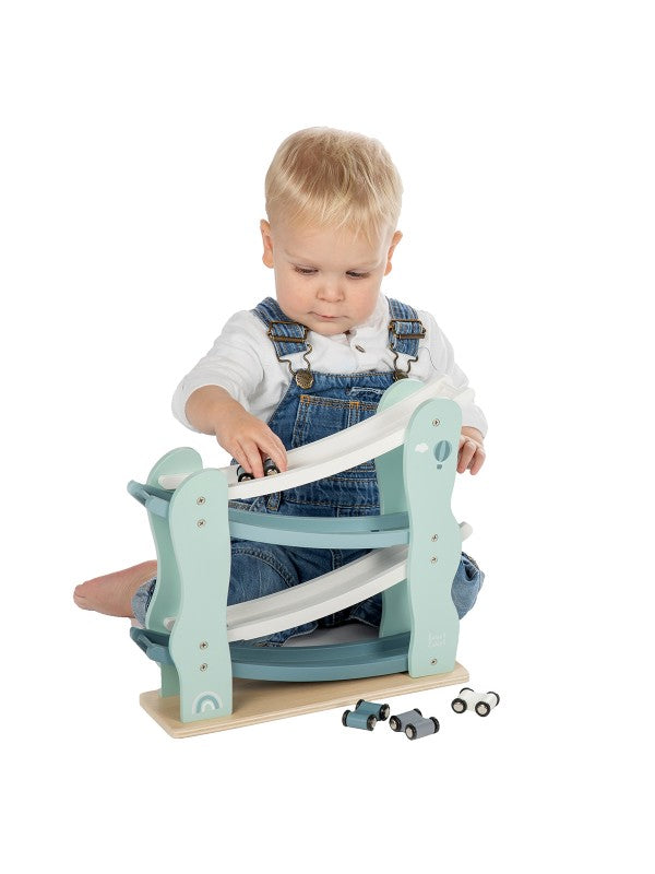 Label Label - Houten Autobaan, Houten speelgoed, Tryco, Keekabuu