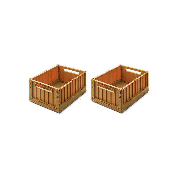 Liewood - Opbergkrat Weston met Deksel Medium (Set van 2), Opbergdozen, Liewood, Keekabuu